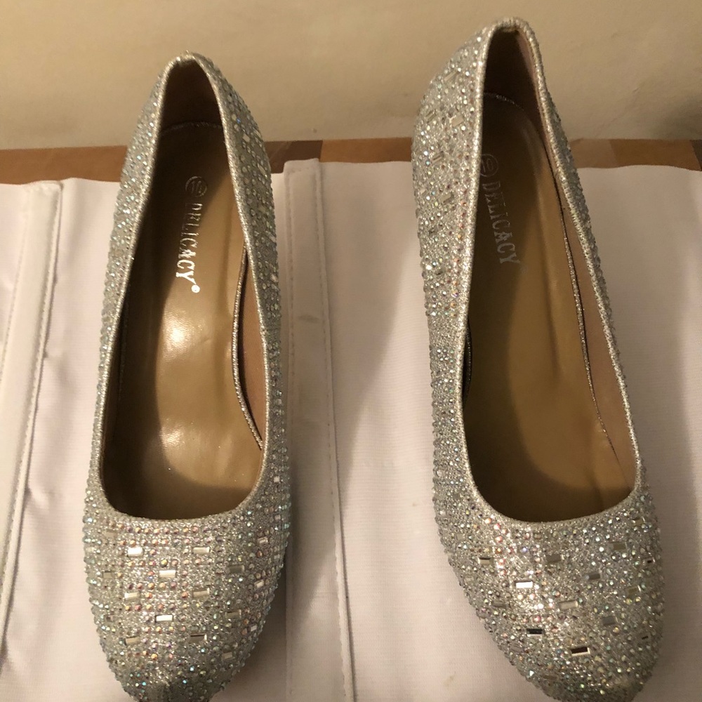 Silver shoes